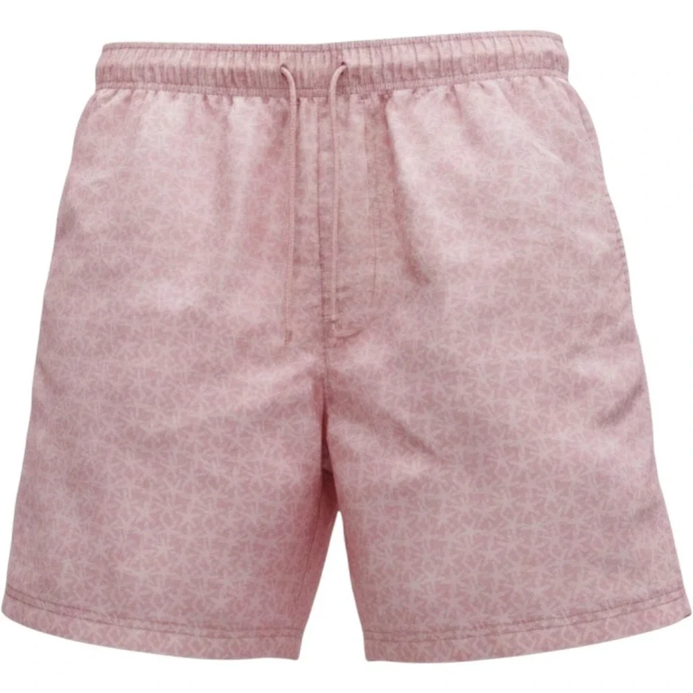 CONSTRUCT Mosaic Drawstring 7.5 XL Swim Trunks All Over Geometric Mosaic Pattern